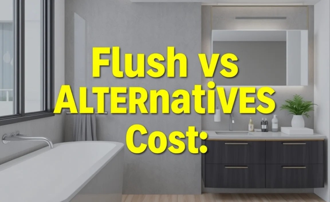 Flush vs Alternative: Cost