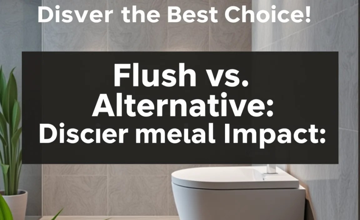 Flush vs Alternative: Environmental Impact