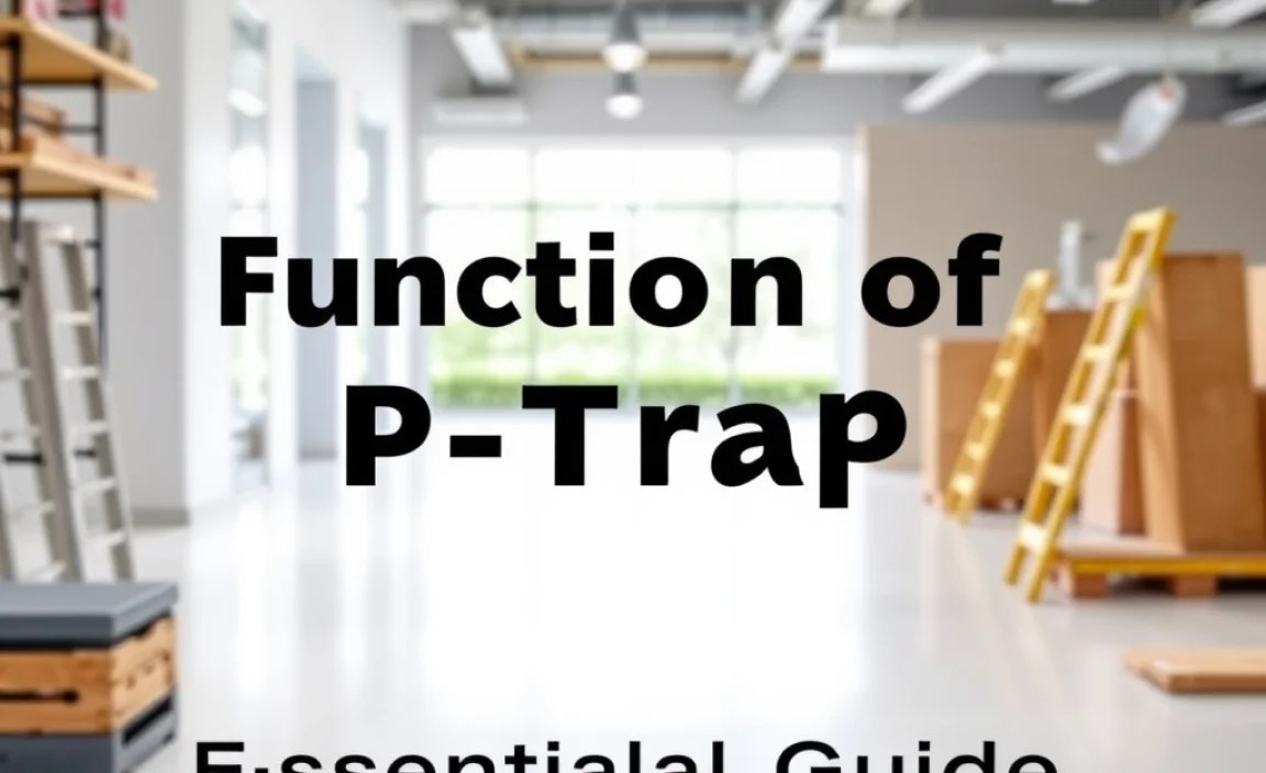 Function of P-Trap In Construction: Essential Guide