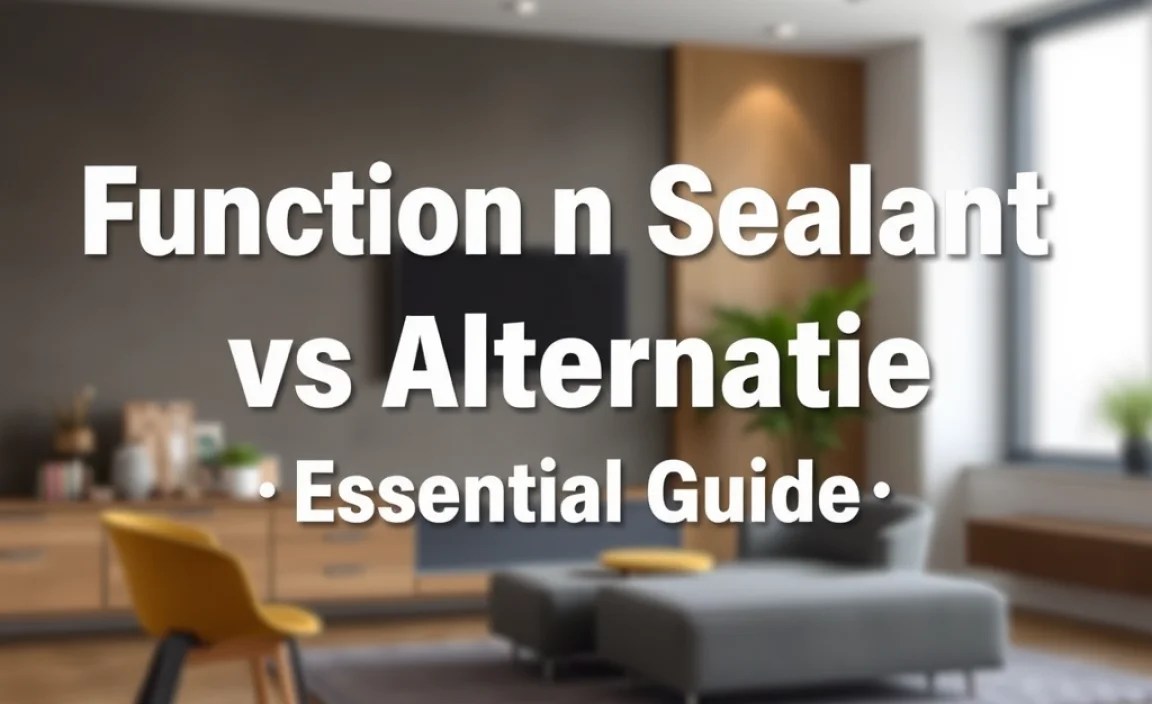 Function of Sealant vs Alternative: Essential Guide
