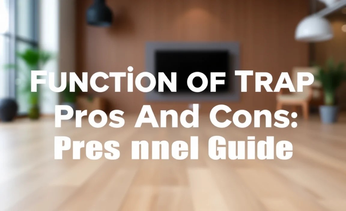 Function of Trap Pros And Cons: Essential Guide