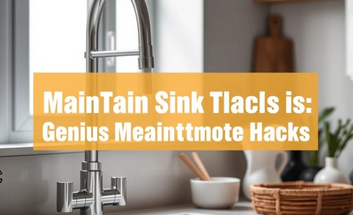 Genius Maintenance Hacks for Pristine Sink Tips