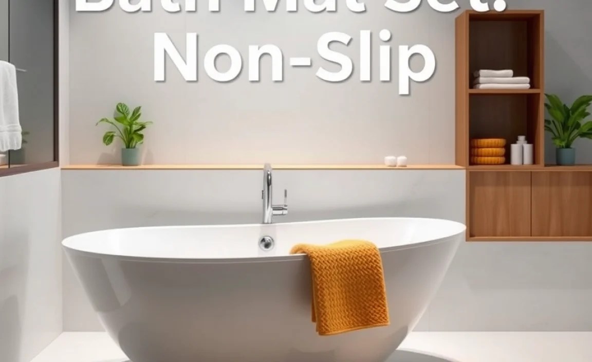 Genius Storage Solutions for Your Bath Mat Set