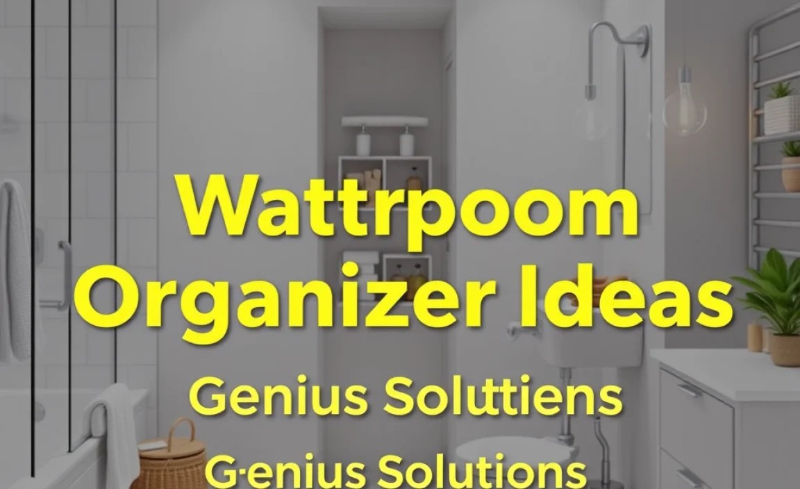 Genius Waterproof Bathroom Organizer Ideas