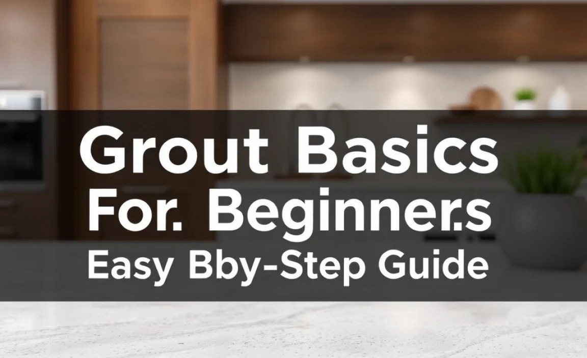 Grout Basics for Beginners: Easy Step-by-Step Guide