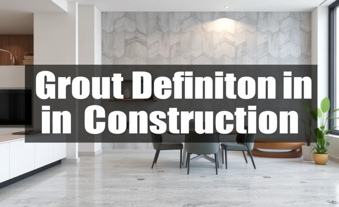 Grout Definition in Construction: Essential Guide