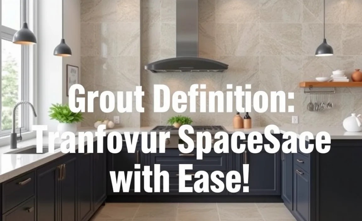 Grout Definition: Transform Your Space with Ease!