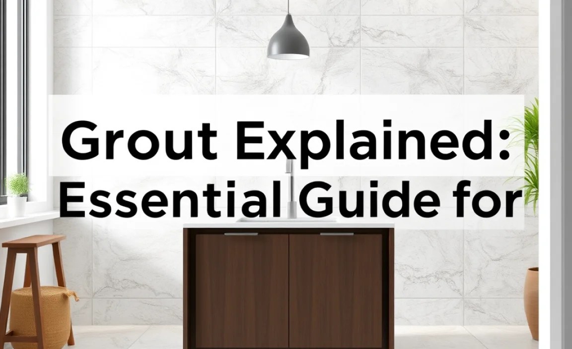 Grout Explained: Essential Guide for Brilliant Tiles