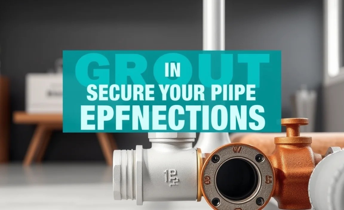 Grout in Pipe Connections