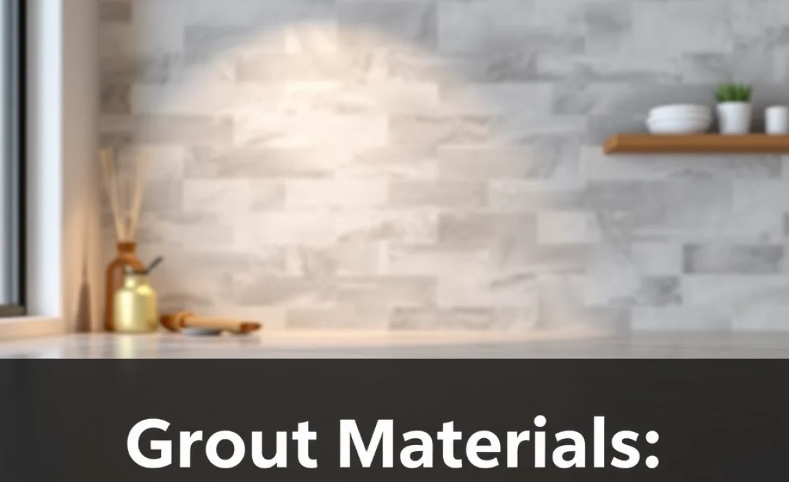 Grout Materials: Cement vs. Epoxy
