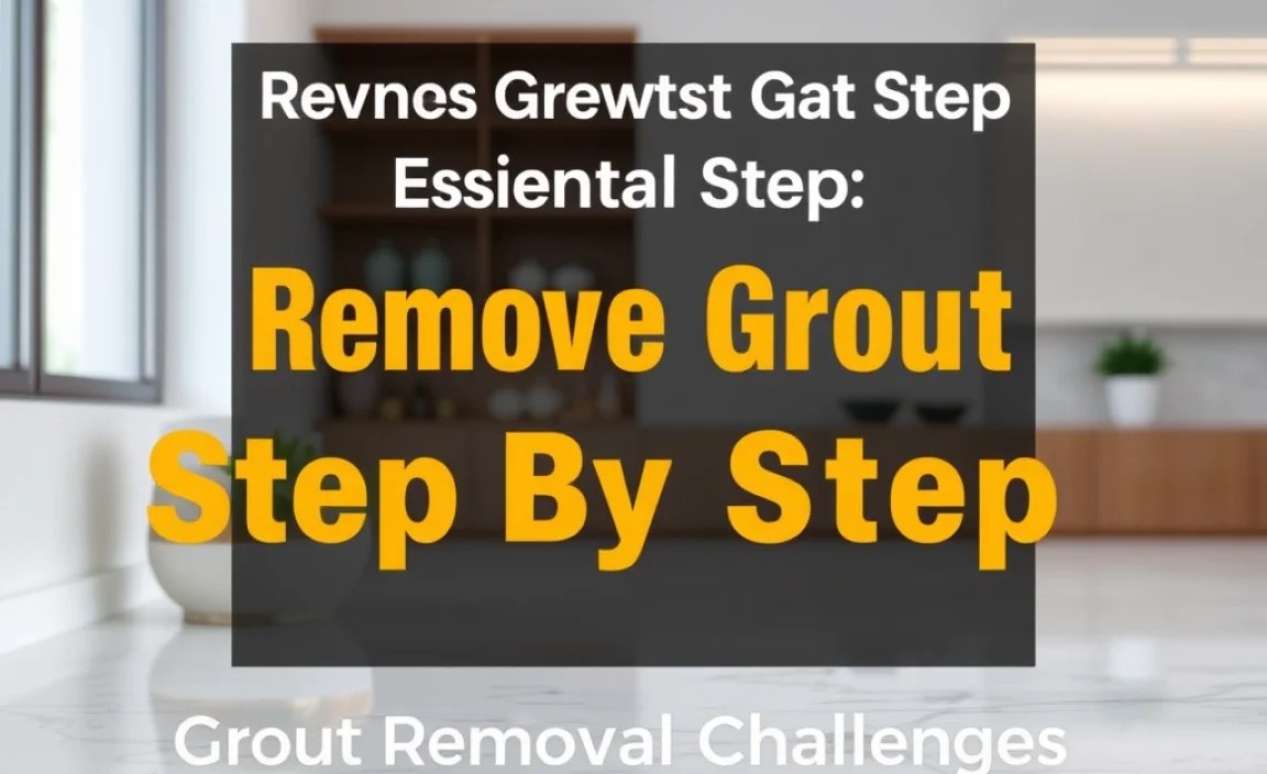Grout Removal Challenges and Solutions