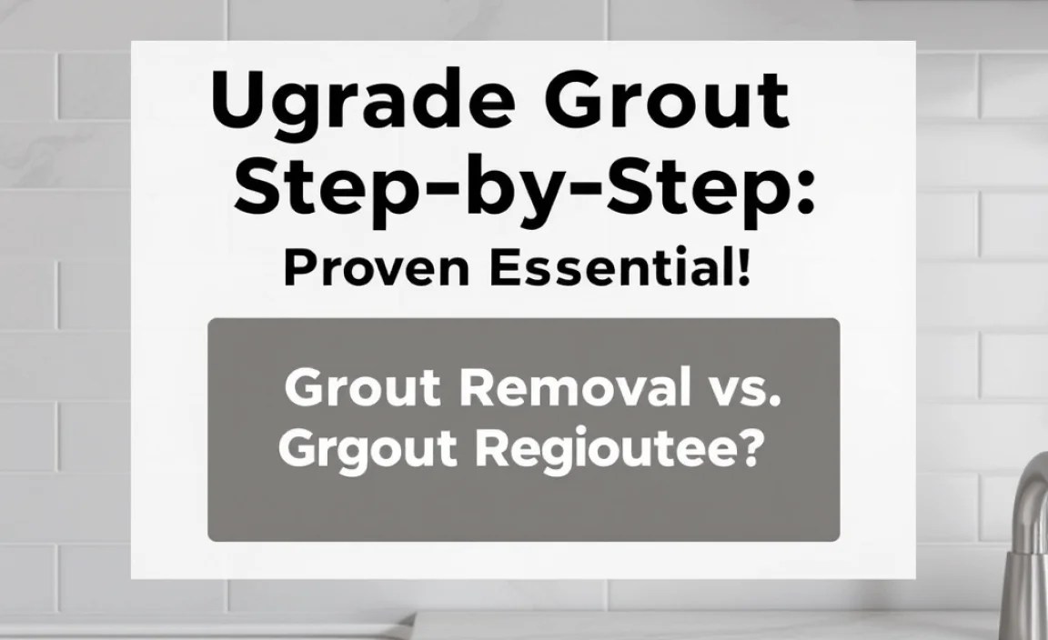 Grout Removal vs. Grout Regrouting: What’s the Difference?