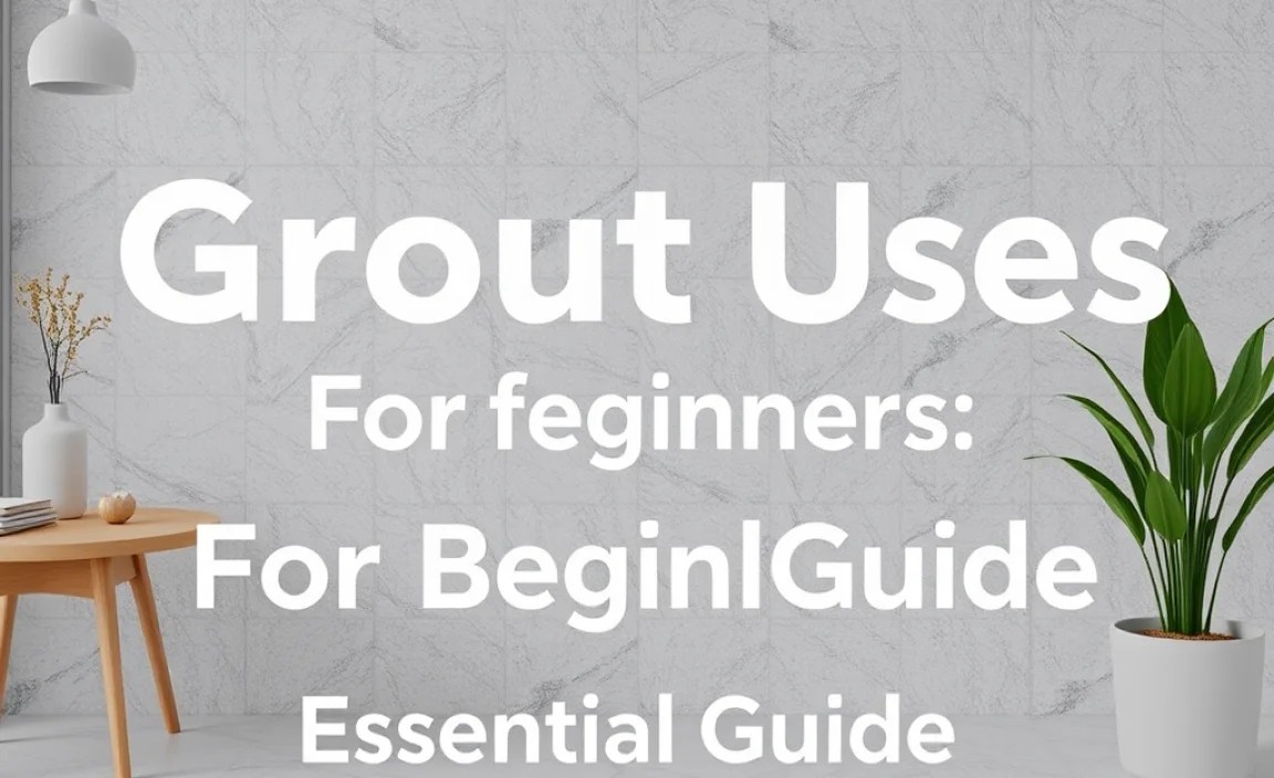 Grout Uses For Beginners: Essential Guide