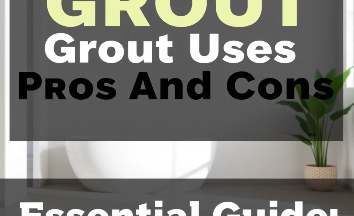 Grout Uses Pros And Cons: Essential Guide