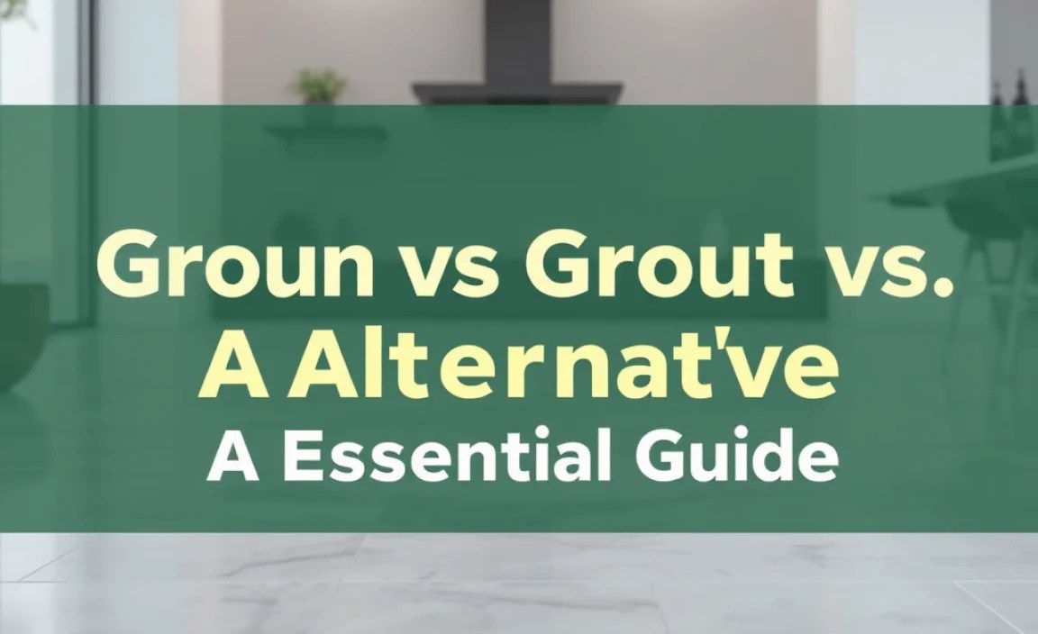 Grout vs. Alternative: A Comparative Look