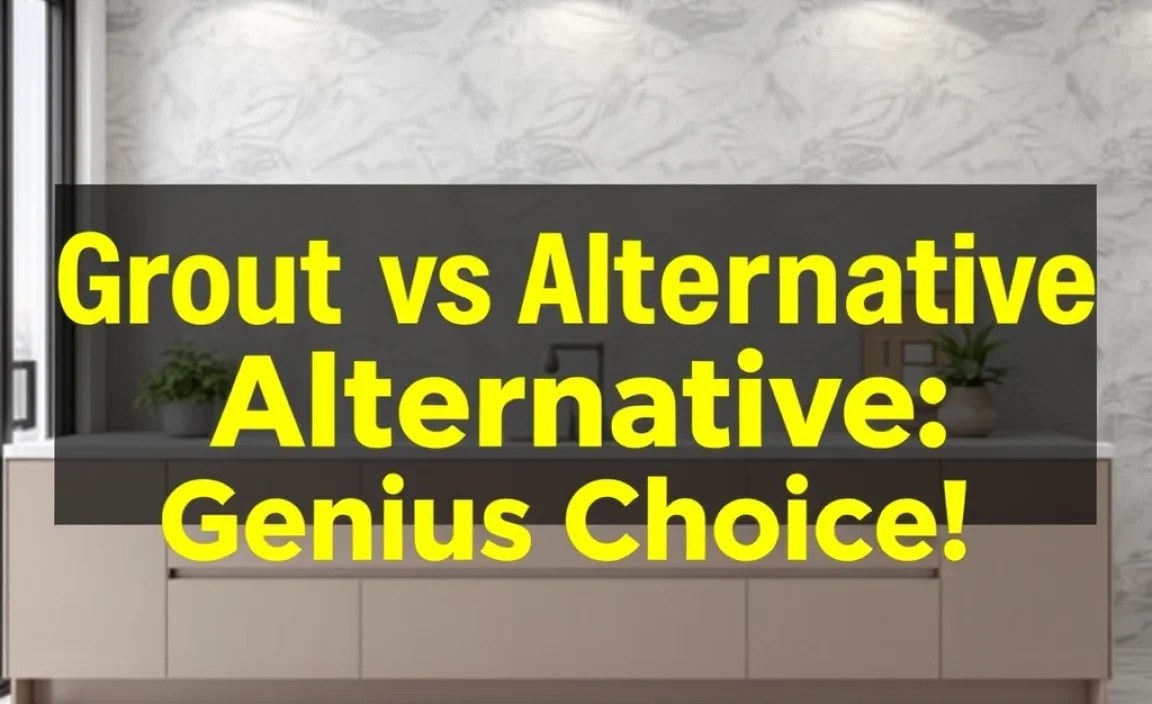 Grout vs Alternative: Genius Choice!