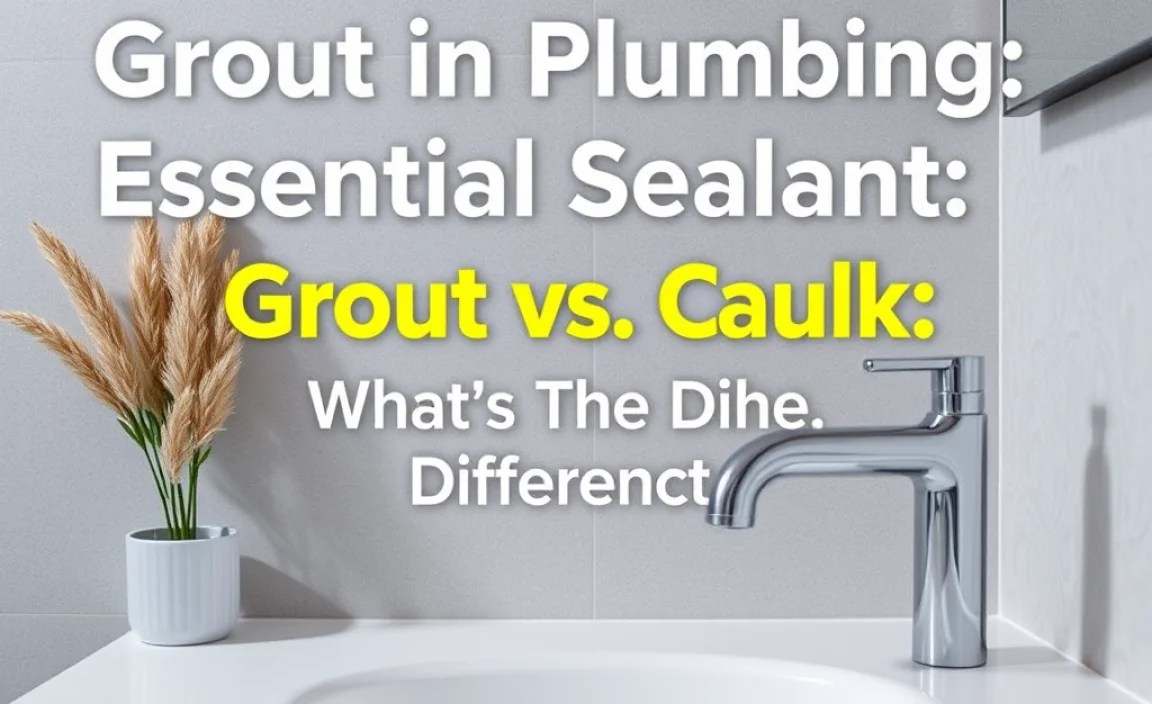 Grout vs. Caulk: What’s The Difference?