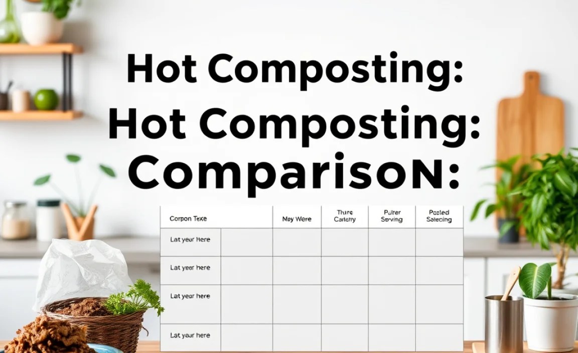 Hot Composting Comparison Table