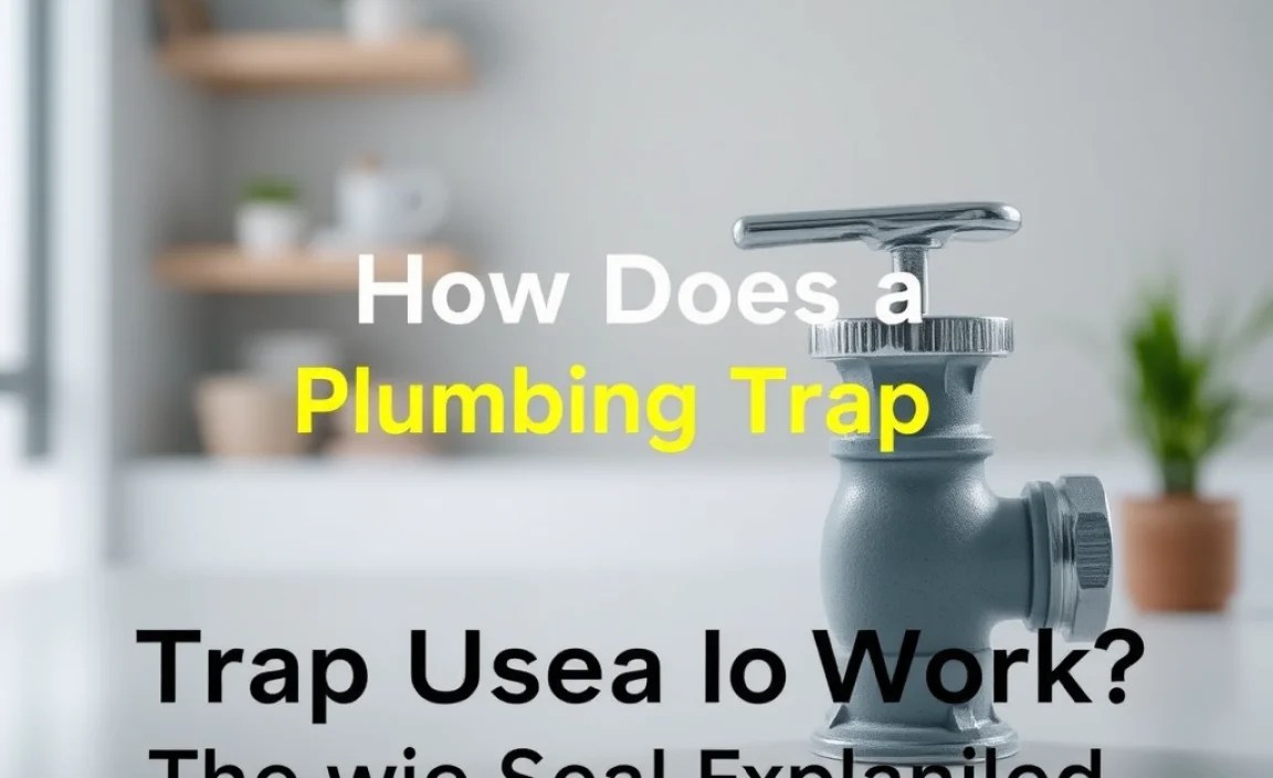 How Does a Plumbing Trap Work? The Water Seal Explained