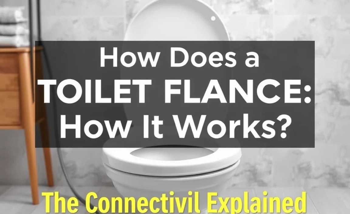 How Does a Toilet Flange Work? The Connection Explained