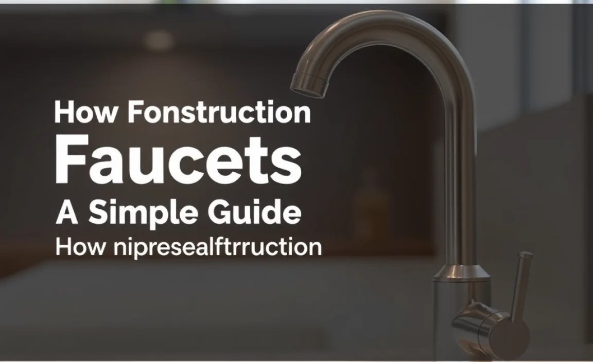 How Faucets Are Maintained in Construction