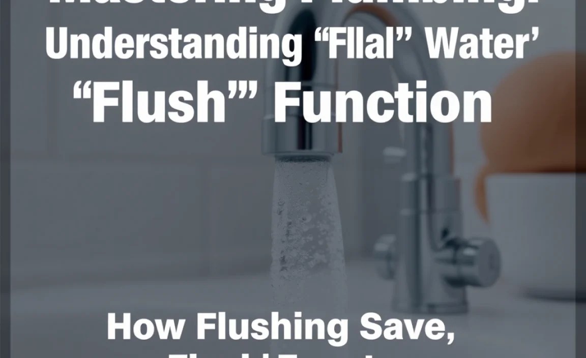 How Flushing Saves Water