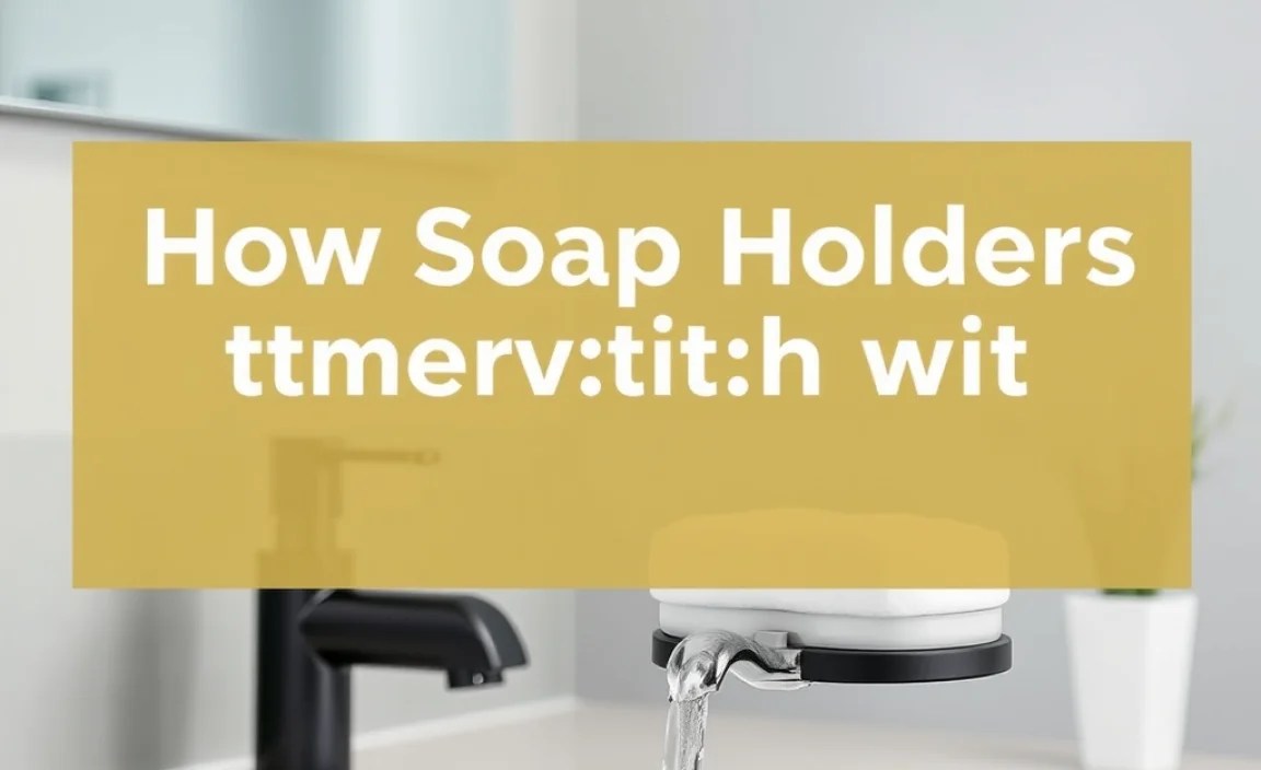 How Soap Holders Integrate with Plumbing