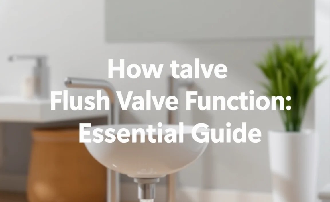 How the Flush Valve Function Works: Step-by-Step
