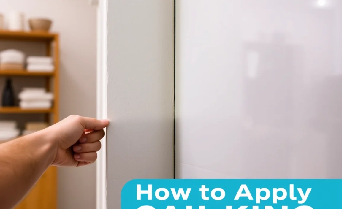 How to Apply Caulking Effectively