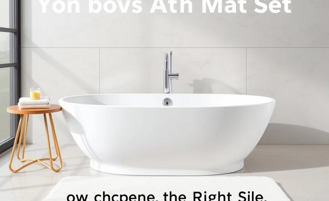 How to Choose the Right Size Bath Mat Set