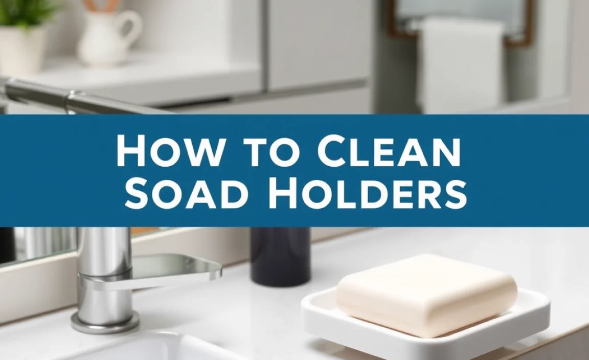 How to Clean Soap Holders