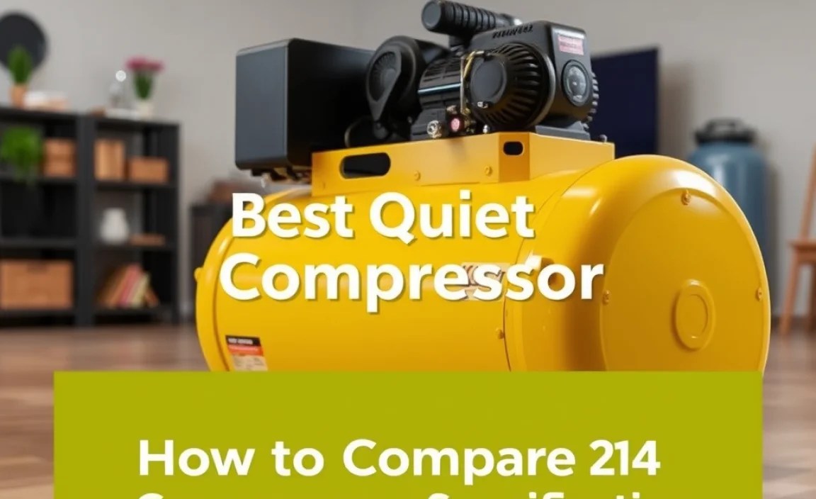 How to Compare Air Compressor Specifications