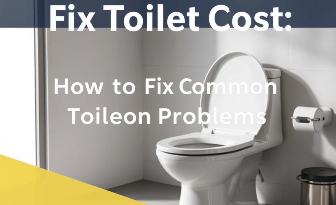 How to Fix Common Toilet Problems (DIY)