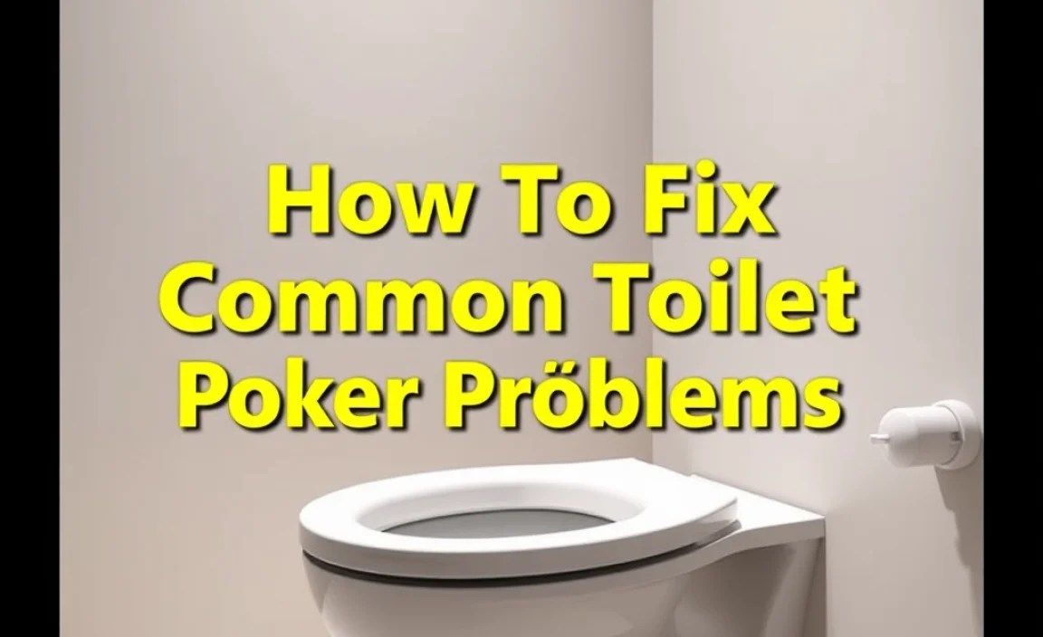 How To Fix Common Toilet Problems