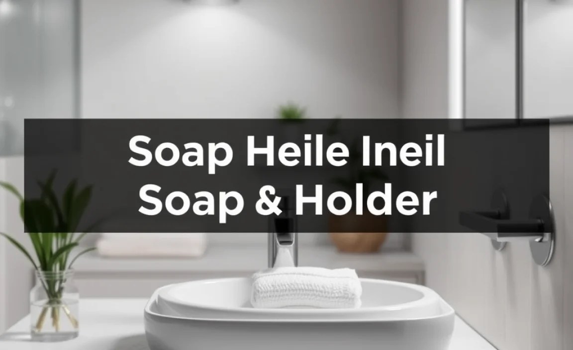 How to Install a Soap Holder