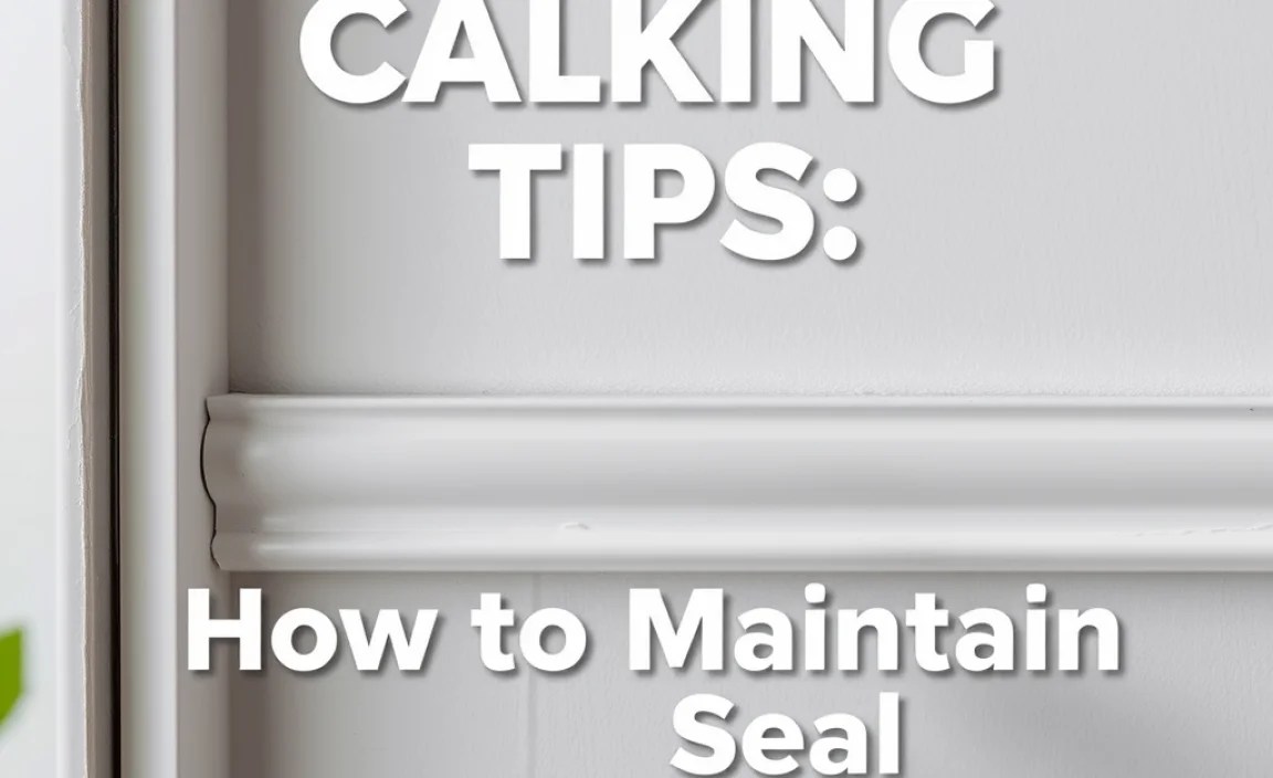 How to Maintain Caulking