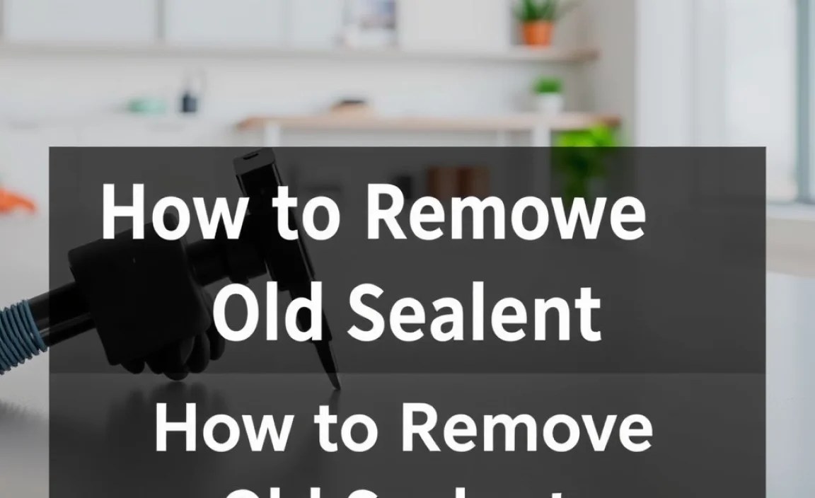 How to Remove Old Sealant