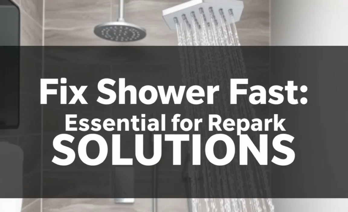 Important Considerations for Quick Shower Repairs