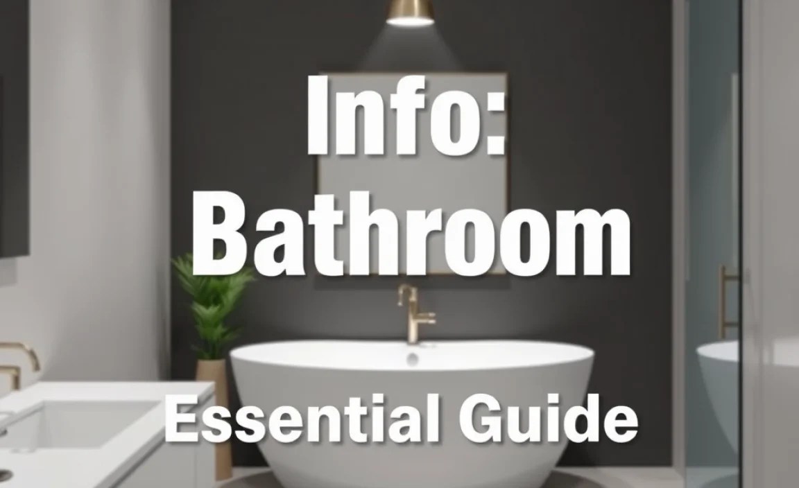 Info of Bathroom: Essential Guide
