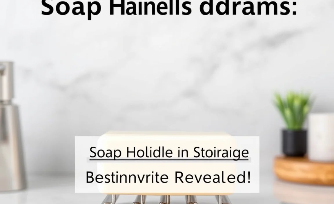 Innovations in Soap Storage