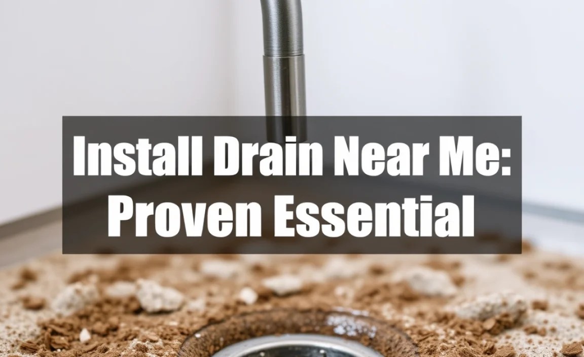 Install Drain Near Me: Proven Essential