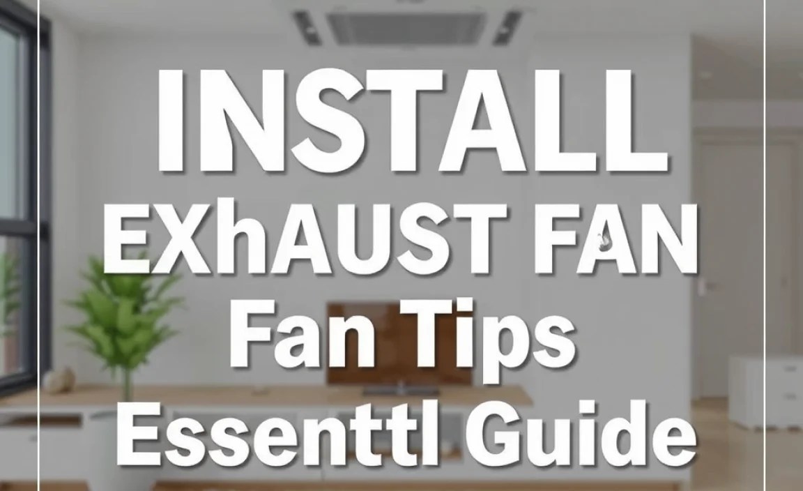 Install Exhaust Fan Tips: Essential Guide