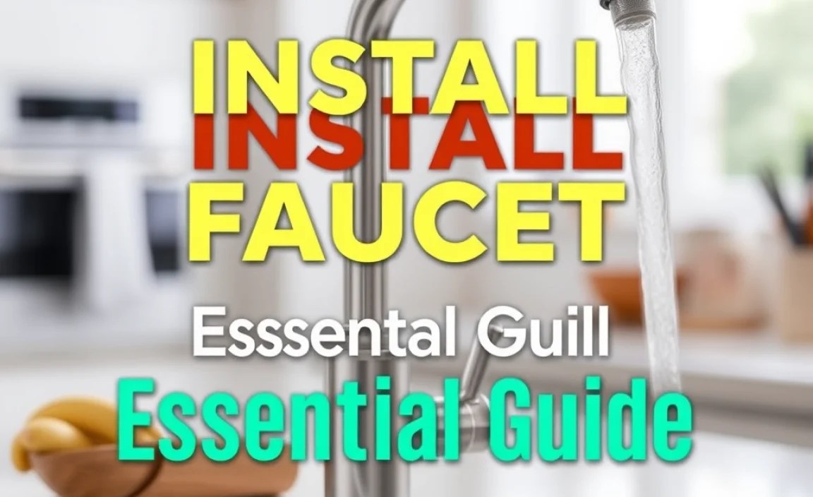 Install Faucet DIY: Essential Guide