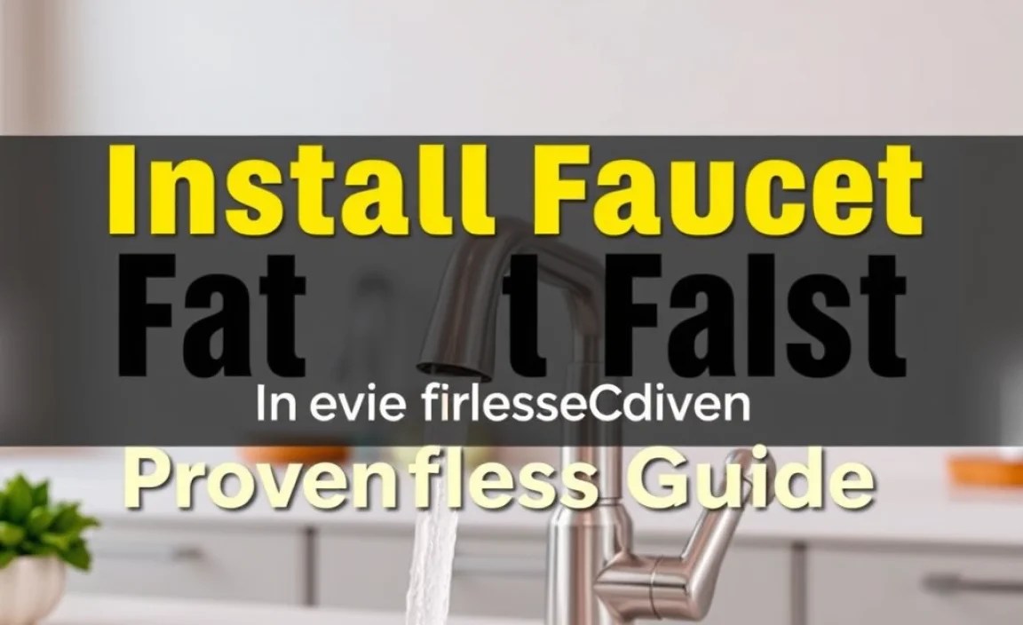 Install Faucet Fast: Proven Effortless Guide