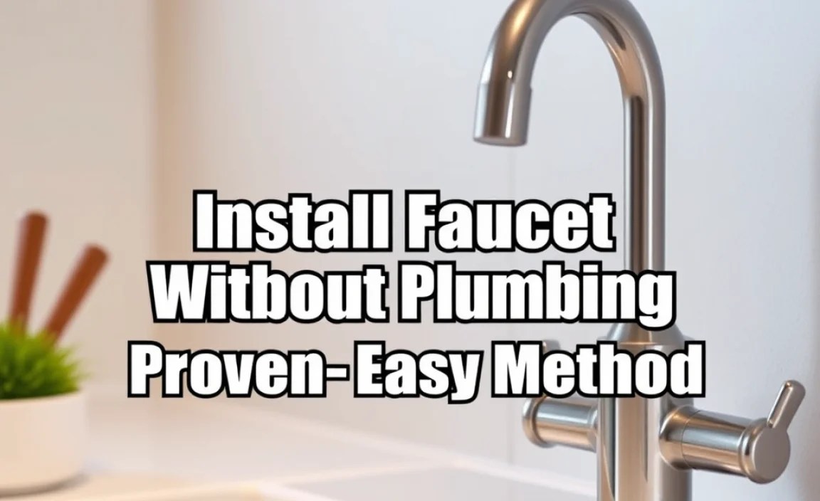 Install Faucet Without Plumber: Proven Easy Method