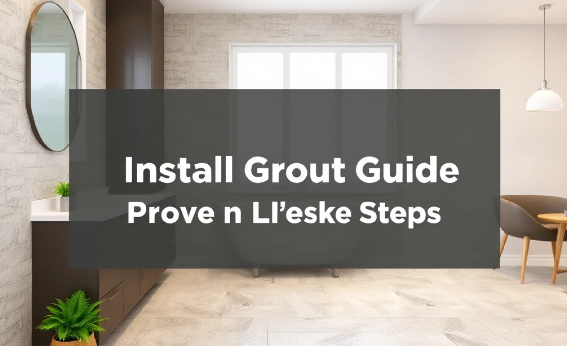 Install Grout Guide: Proven Effortless Steps