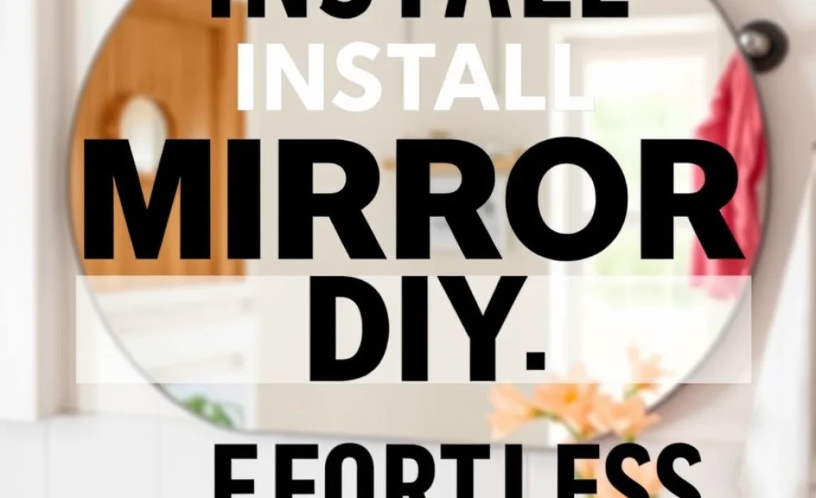 Install Mirror DIY: Effortless Guide