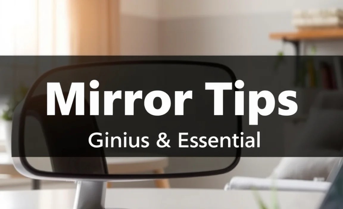 Install Mirror Tips: Genius & Essential