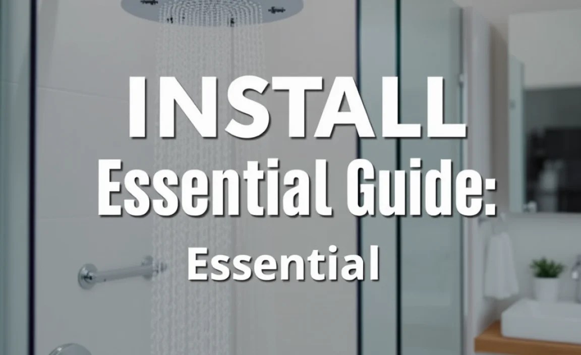 Install Shower Guide: Essential Tips