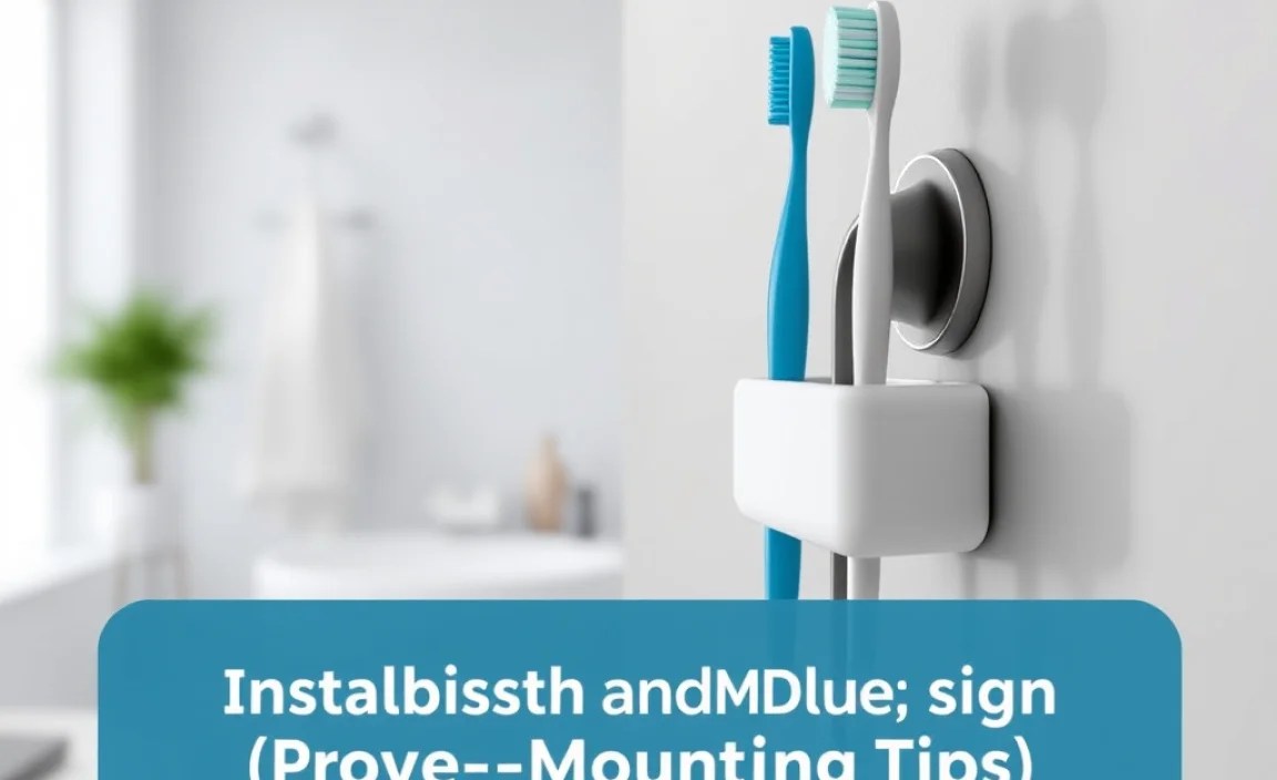 Installation and Mounting Tips (for Wall-Mounted Holders)